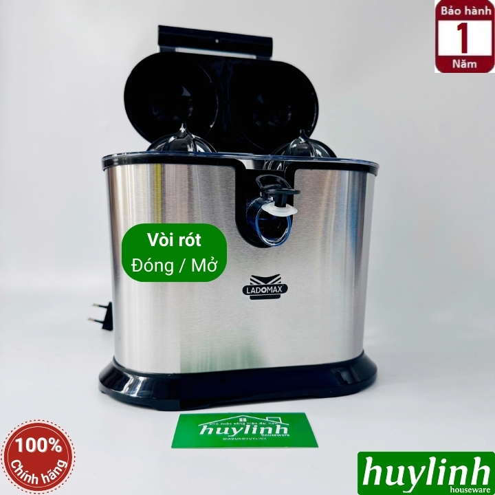 Máy vắt cam 2 đầu ép Ladomax HA-938 4