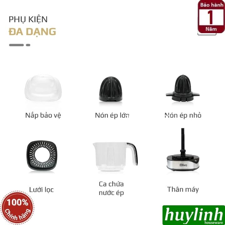 Máy vắt ép cam Olivo CJ12 - 1.2 lít - 40W - 2 đầu vắt 7