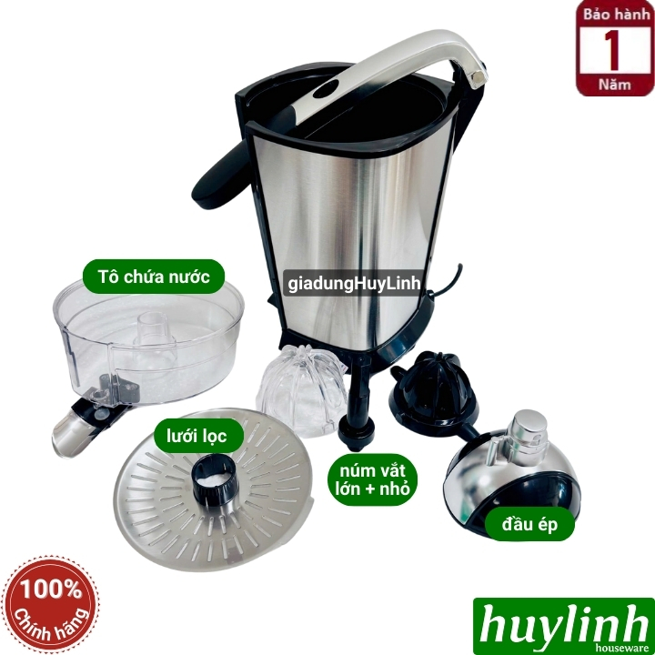 Máy vắt ép cam Uniblend UB-160 - 160W - 2 đầu vắt 2