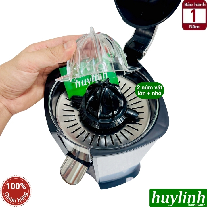 Máy vắt ép cam Uniblend UB-160 - 160W - 2 đầu vắt 7