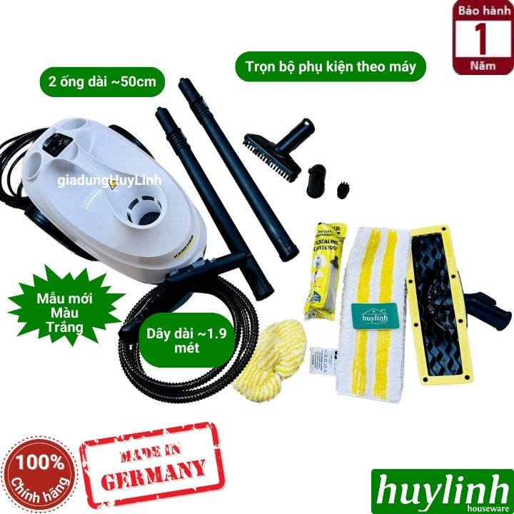 Máy vệ sinh bằng hơi nước nóng Karcher SC3 Easyfix 2