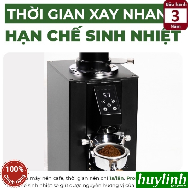 Máy xay cà phê công nghiệp Promix PM-900 PLUS - dao 64mm - Tích hợp nén cà phê 2