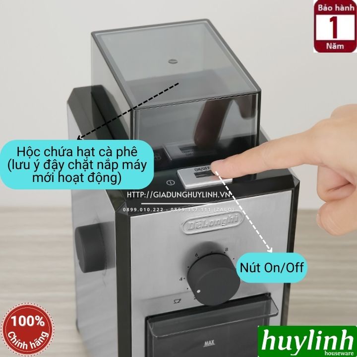 Máy xay cà phê Delonghi KG89 4