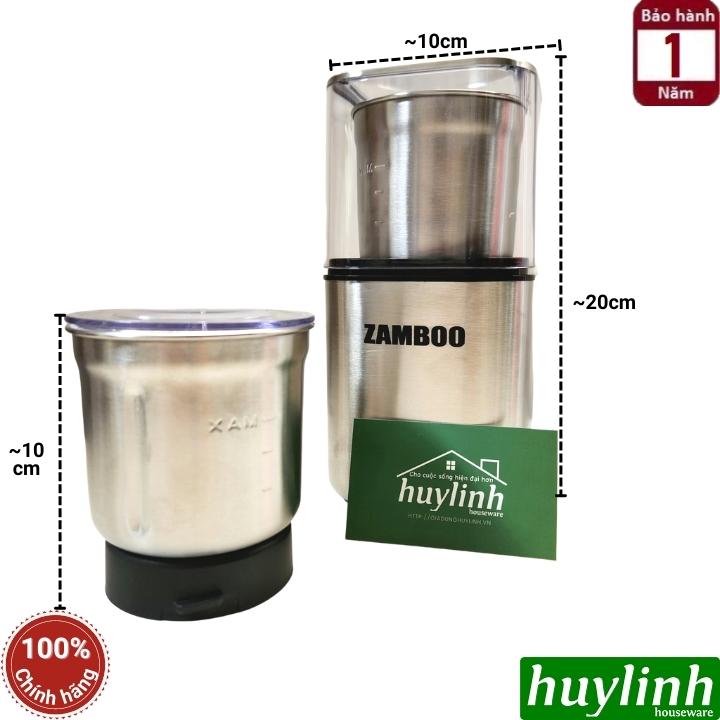 Máy xay cà phê, hạt khô, ngũ cốc Zamboo ZB-200GRC - 200W - 2 cối xay 5