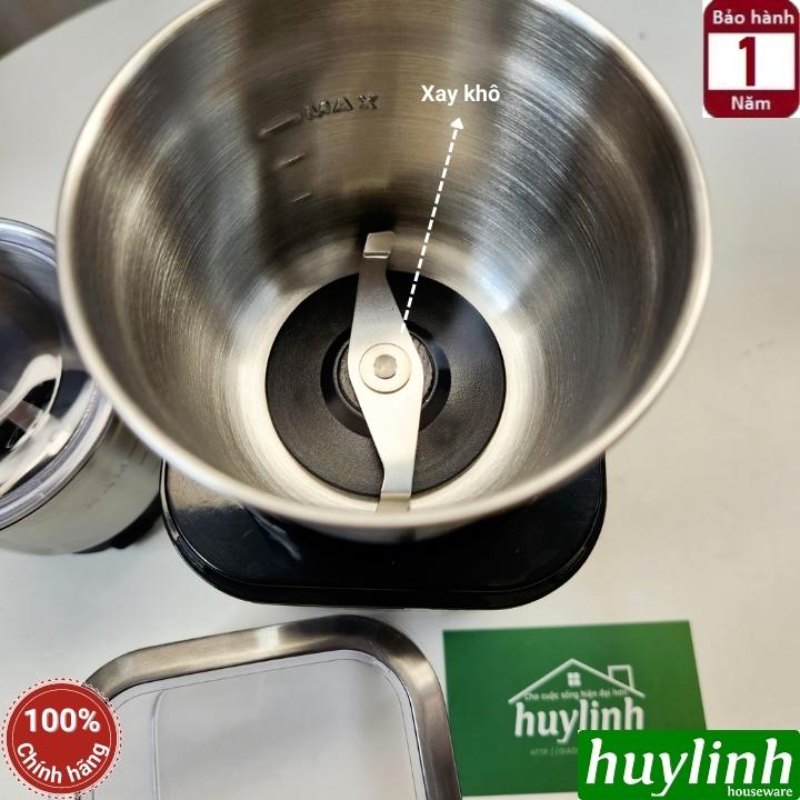 Máy xay cà phê, hạt khô, ngũ cốc Zamboo ZB-200GRC - 200W - 2 cối xay 5