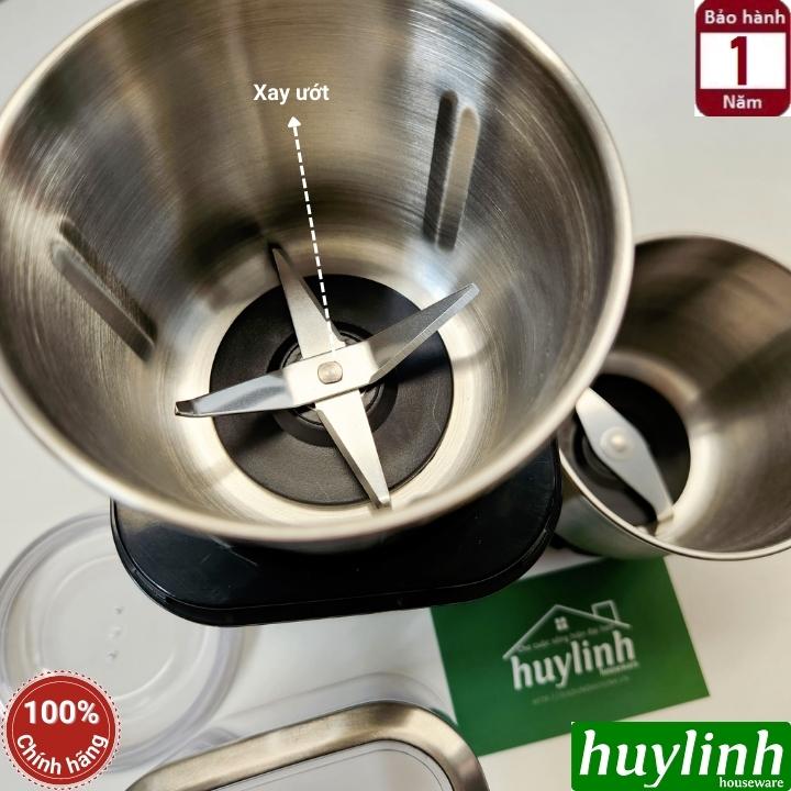 Máy xay cà phê, hạt khô, ngũ cốc Zamboo ZB-200GRC - 200W - 2 cối xay 6