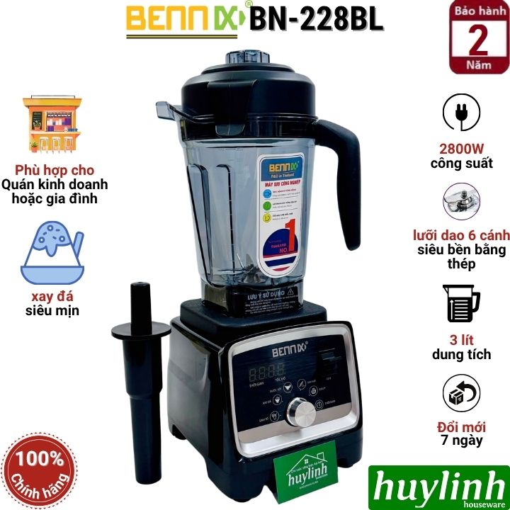 Máy xay sinh tố công nghiệp Bennix BN-228BL