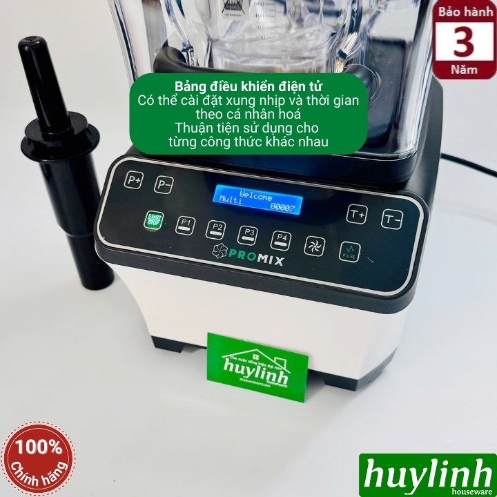 Máy xay sinh tố công nghiệp Promix PM-1080 - 1.8 lít - 1650W - động cơ không chổi than 2