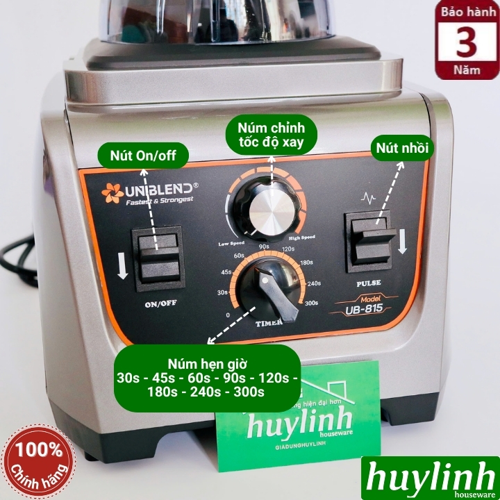 Máy xay công nghiệp Uniblend UB-815 3