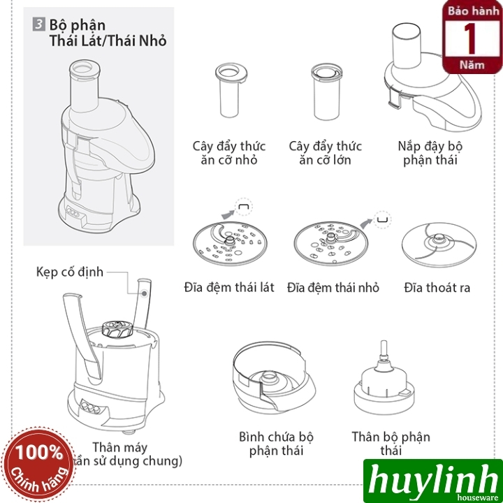 Máy xay ép đa năng Kuvings NJM-9010GR 4