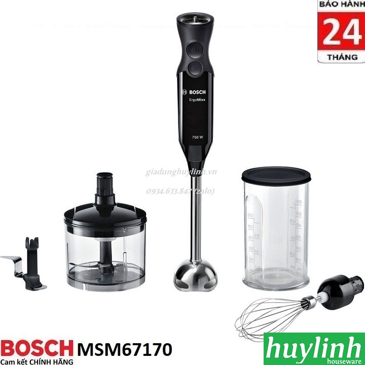 Máy xay sinh tố cầm tay Bosch MSM67170