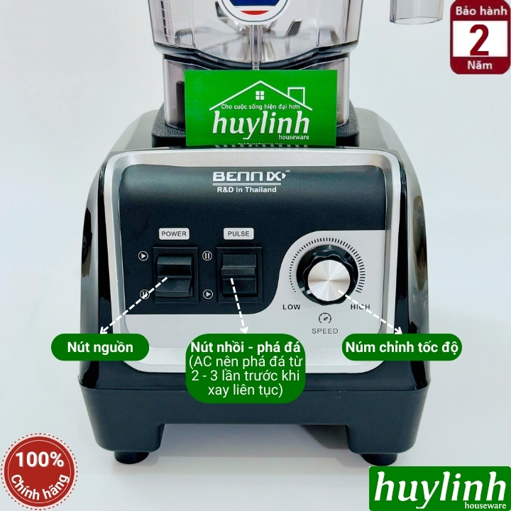 Máy xay sinh tố công nghiệp Bennix BN-206BL - 2200W - 2 lít 4