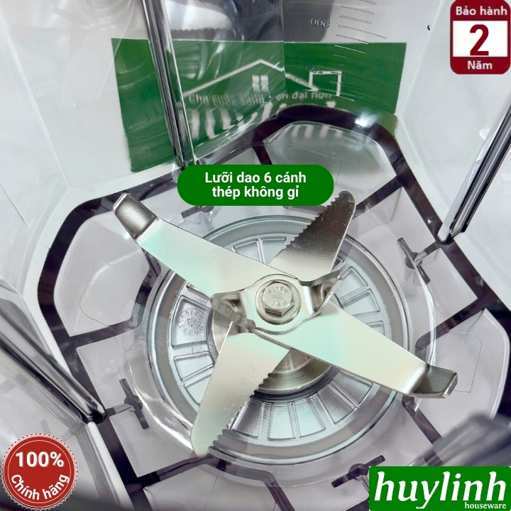 Máy xay sinh tố công nghiệp Bennix BN-206BL - 2200W - 2 lít 6