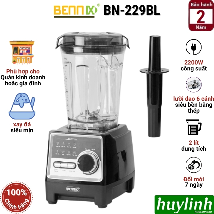 Máy xay sinh tố công nghiệp Bennix BN-229BL
