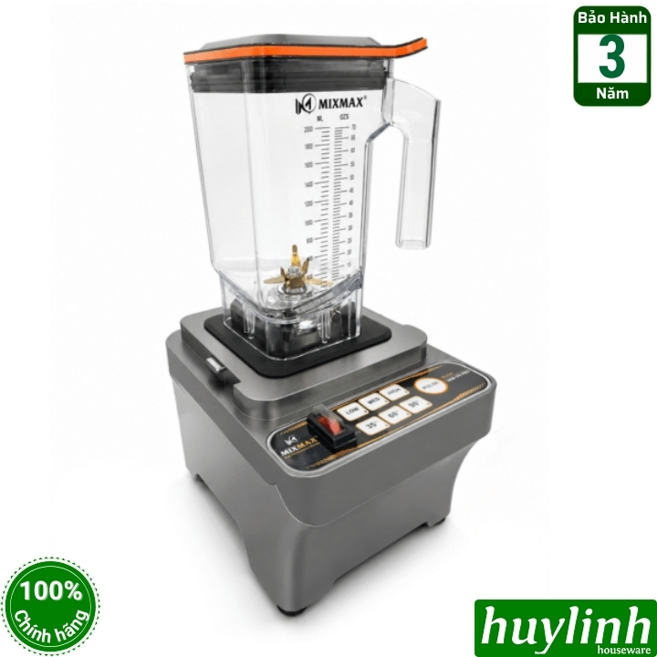 Máy xay sinh tố công nghiệp MixMax MM-99 PRO - 2200W - dung tích 2 lít - 3 mức hẹn giờ