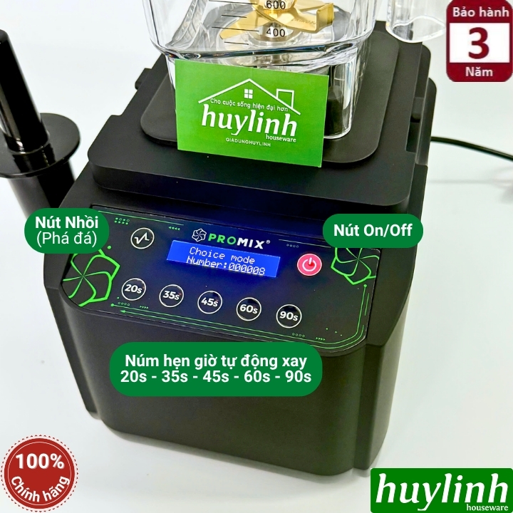 Máy xay sinh tố công nghiệp Promix PM-920B 3