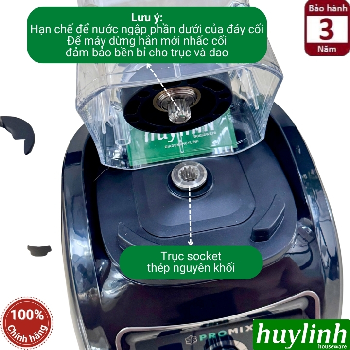 Máy xay sinh tố công nghiệp Promix PM-819B - Dung tích 1.5 lít - 1300W 6