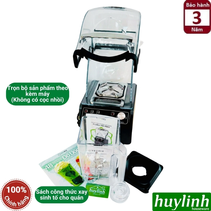 Máy xay sinh tố công nghiệp Promix PM-9003 - 1800W - 2 lít 3
