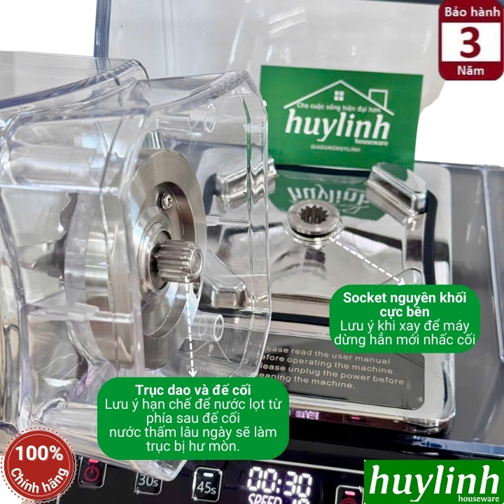 Máy xay sinh tố công nghiệp Promix PM-9003 - 1800W - 2 lít 4