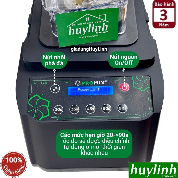 Máy xay sinh tố công nghiệp Promix PM-920B 3