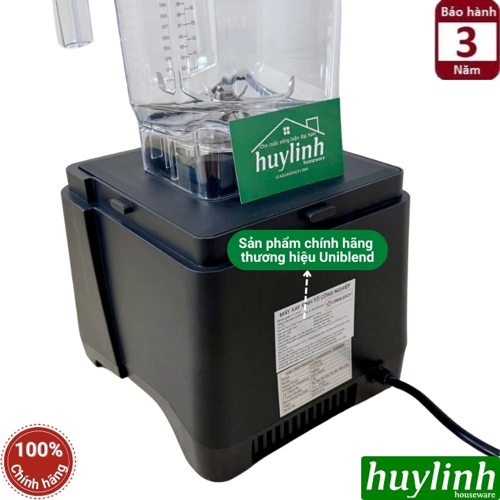 Máy xay sinh tố công nghiệp Uniblend UB-712 Plus - Có hẹn giờ - 1680W - Dung tích 1.8 lít 7