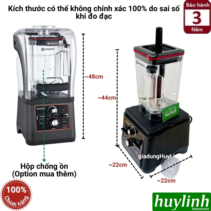 Máy xay sinh tố công nghiệp Uniblend UB-712 Plus - Có hẹn giờ - 1680W - Dung tích 1.8 lít 2