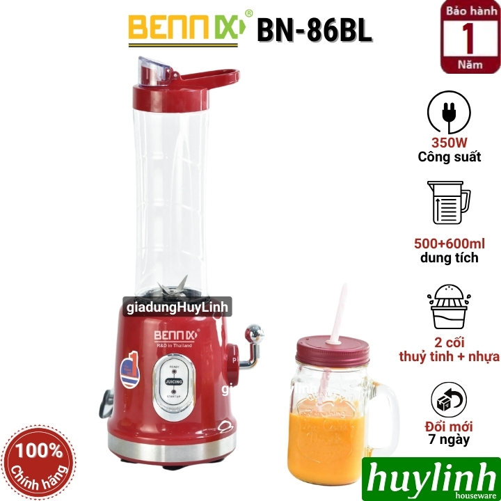 Máy xay sinh tố mini Bennix BN-86BL
