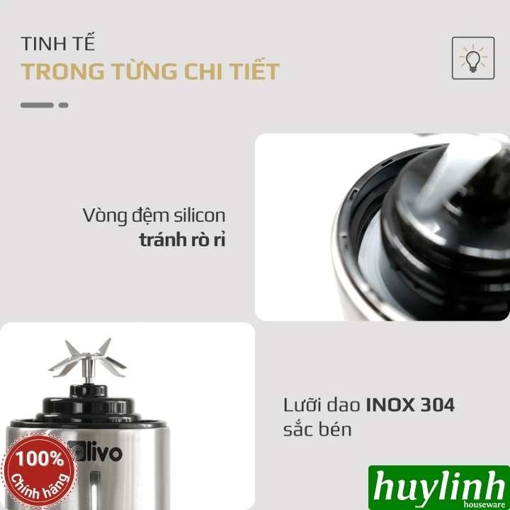 Máy xay sinh tố mini Olivo PB01 8