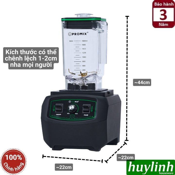 Máy xay sinh tố công nghiệp Promix PM-1001 4