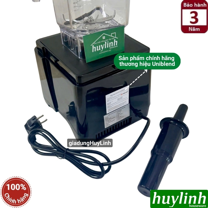 Máy xay sinh tố công nghiệp Uniblend UB-712 - 1680W - Dung tích 1.8 lít 8