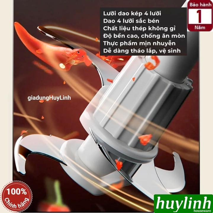 Máy xay thịt - thực phẩm Magic ECO AC-16 - 1.5 lít - 3 cối xay 2