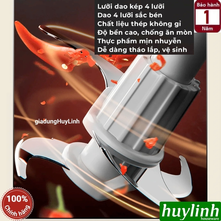 Máy xay thịt - thực phẩm Magic ECO AC-17 - 1.5 lít - 3 cối xay - 500W 2