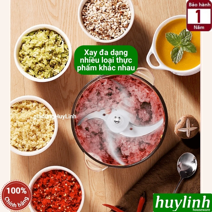 Máy xay thịt - thực phẩm Magic ECO AC-17 - 1.5 lít - 3 cối xay - 500W 4