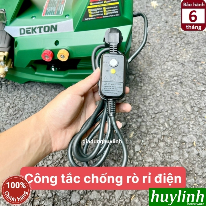 Máy xịt rửa xe chỉnh áp Dekton DK-HPW2350A - 2350W 2