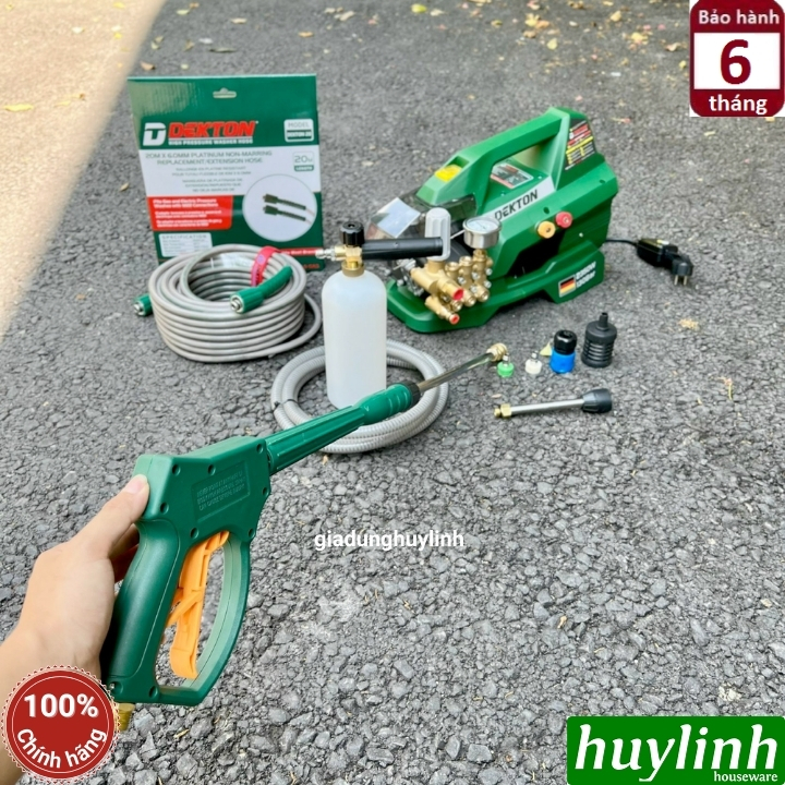 Máy xịt rửa xe chỉnh áp Dekton DK-HPW2350A - 2350W 4