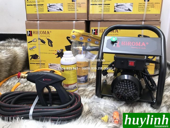 Máy xịt rửa xe Hiroma DHL-0522 Plus - 2300W - Dùng cho tiệm rửa 2