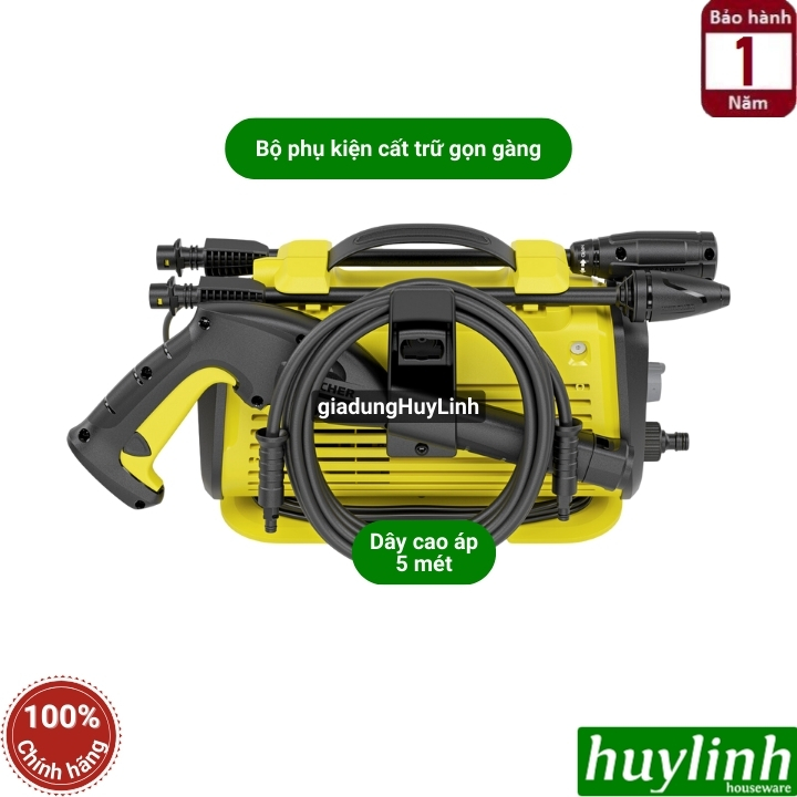 Máy xịt rửa xe cao áp Karcher K3 Horizontal Plus 2