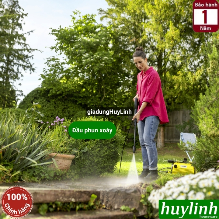 Máy xịt rửa xe cao áp Karcher K3 Horizontal Plus 7
