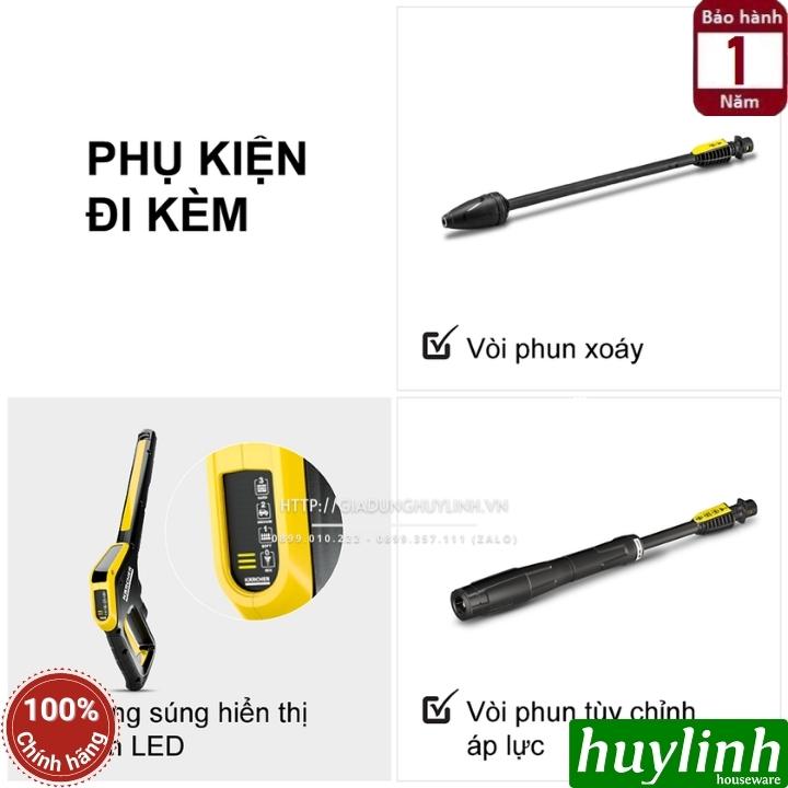Máy xịt rửa xe cao áp Karcher K5 Power Control - Tặng bộ Car Kit + 1 chai hoá chất 2