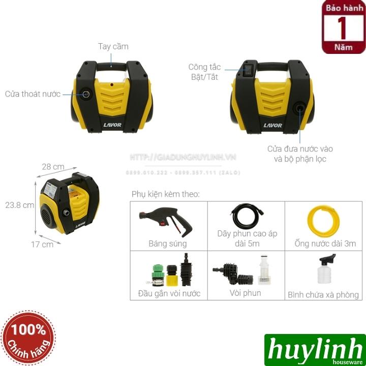 Máy xịt rửa xe cao áp Lavor Hero 105 AC 2