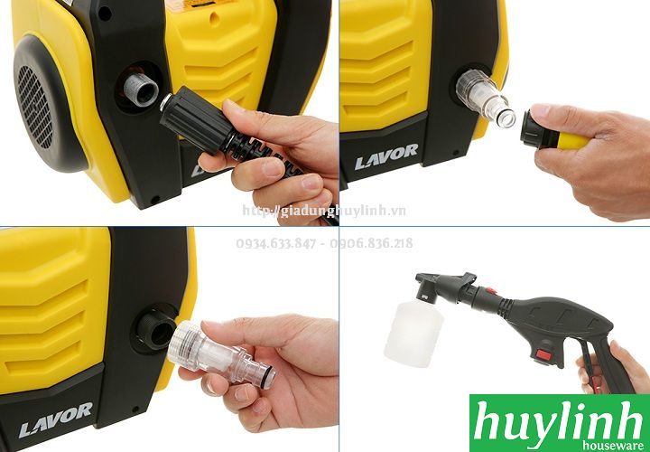 Máy xịt rửa xe cao áp Lavor Hero 105 AC 5