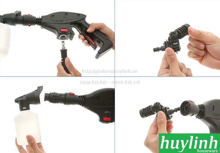 Máy xịt rửa xe cao áp Lavor Hero 105 AC 6