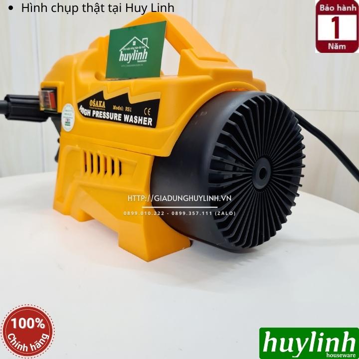 Máy xịt rửa xe cao áp Osaka RS1 - Màu cam - 2400W - Motor cảm ứng từ lõi đồng 7