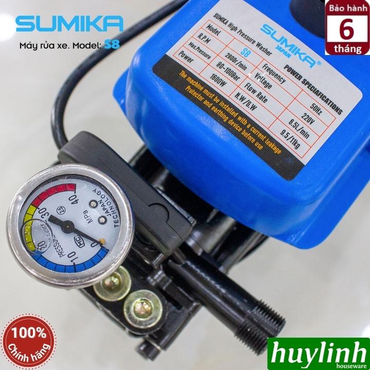 Máy rửa xe cao áp Sumika S8 - 1600W - Motor lõi đồng 100% 4