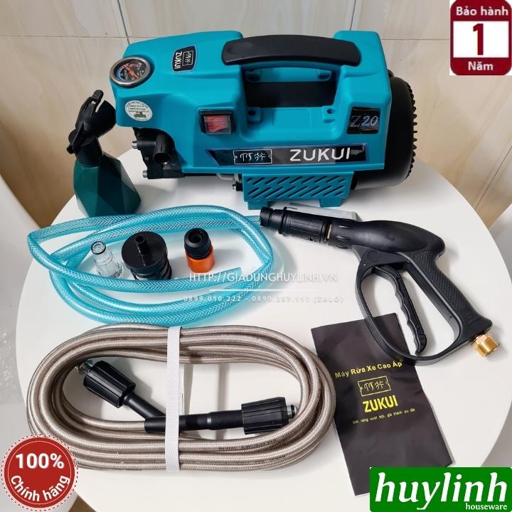 Máy xịt rửa xe Zukui Z20 - 2400W - Tặng bình phun xà bông - Model 2022 3