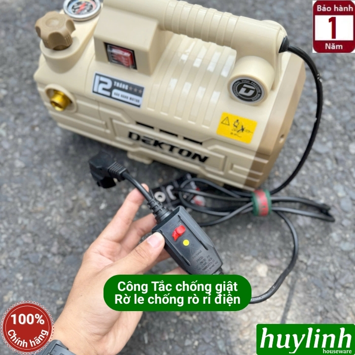 Máy xịt rửa xe cao áp Dekton CWR3001 VTG 3