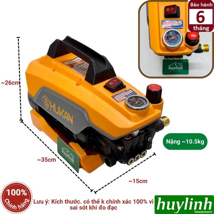 Máy xịt rửa xe chỉnh áp Hukan HK-CWM3000 - 3000W - Motor lõi đồng - Tặng khớp nối nhanh đầu ra 2