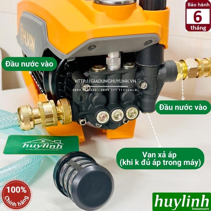 Máy xịt rửa xe chỉnh áp Hukan HK-CWM3000 - 3000W - Motor lõi đồng - Tặng khớp nối nhanh đầu ra 3