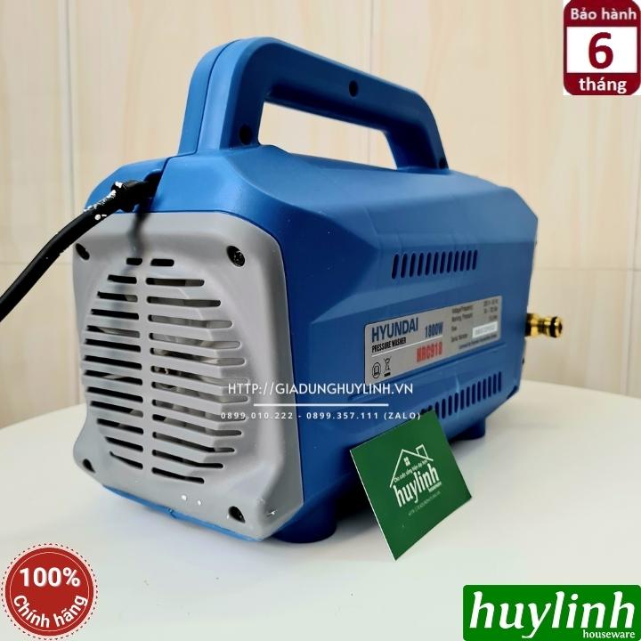 Máy xịt rửa xe chỉnh áp Hyundai HRC918 - 1800W - Tặng béc rửa máy lạnh 6