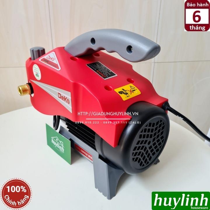 Máy xịt rửa xe chỉnh áp Deko DK-2800RS - 2800W - Tặng béc xịt máy lạnh 6